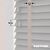 EdBevans - Spectrum Solid Wood Venetian Blind - Mono Pale 50mm Slat with Chevron Moccasin 25mm Tape - Prettoni