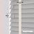 EdBevans - Spectrum Solid Wood Venetian Blind - Mono Pale 50mm Slat with Chevron Cream 25mm Tape - Prettoni