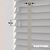 EdBevans - Spectrum Solid Wood Venetian Blind - Mono Pale 50mm Slat with Chevron Cement 25mm Tape - Prettoni