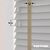 EdBevans - Spectrum Solid Wood Venetian Blind - Mono Pale 50mm Slat with Chevron Sandrift 25mm Tape - Prettoni