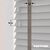 EdBevans - Spectrum Solid Wood Venetian Blind - Mono Pale 50mm Slat with Chevron Granite 25mm Tape - Prettoni