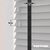 EdBevans - Spectrum Solid Wood Venetian Blind - Mono Pale 50mm Slat with Chevron Shadow 25mm Tape - Prettoni