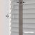 EdBevans - Spectrum Solid Wood Venetian Blind - Mono Pale 50mm Slat with Woven Flint 38mm Tape - Prettoni