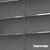 EdBevans - Spectrum Solid Wood Venetian Blind - Mono Garphite 35mm Slat with - Ladder String - Prettoni
