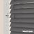 EdBevans - Spectrum Solid Wood Venetian Blind - Mono Graphite 50mm Slat with - Ladder String - Prettoni