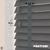 EdBevans - Spectrum Solid Wood Venetian Blind - Mono Graphite 50mm Slat with Chevron Lava 25mm Tape - Prettoni