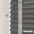 EdBevans - Spectrum Solid Wood Venetian Blind - Mono Graphite 50mm Slat with Woven Ethereal 38mm Tape - Prettoni