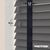 EdBevans - Spectrum Solid Wood Venetian Blind - Mono Graphite 50mm Slat with Woven Luna 38mm Tape - Prettoni