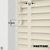 EdBevans - Spectrum Solid Wood Venetian Blind - Mono Cream 35mm Slat with Chevron Cream 25mm Tape - Prettoni