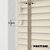 EdBevans - Spectrum Solid Wood Venetian Blind - Mono Cream 35mm Slat with Chevron Stonewall 25mm Tape - Prettoni