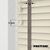 EdBevans - Spectrum Solid Wood Venetian Blind - Mono Cream 35mm Slat with Chevron Granite 25mm Tape - Prettoni