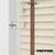 EdBevans - Spectrum Solid Wood Venetian Blind - Mono Cream 35mm Slat with Chevron Cinnamon 25mm Tape - Prettoni