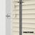 EdBevans - Spectrum Solid Wood Venetian Blind - Mono Cream 35mm Slat with Chevron Monsoon 25mm Tape - Prettoni