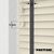 EdBevans - Spectrum Solid Wood Venetian Blind - Mono Cream 35mm Slat with Chevron Aurora 25mm Tape - Prettoni