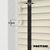 EdBevans - Spectrum Solid Wood Venetian Blind - Mono Cream 35mm Slat with Chevron Shadow 25mm Tape - Prettoni