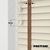 EdBevans - Spectrum Solid Wood Venetian Blind - Mono Cream 50mm Slat with Chevron Cinnamon 25mm Tape - Prettoni