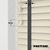 EdBevans - Spectrum Solid Wood Venetian Blind - Mono Cream 50mm Slat with Chevron Aurora 25mm Tape - Prettoni