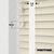 EdBevans - Spectrum Solid Wood Venetian Blind - Mono Cream 50mm Slat with Woven Naturo 38mm Tape - Prettoni