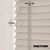 EdBevans - Spectrum Solid Wood Venetian Blind - Mono Beige 35mm Slat with Chevron Cement 25mm Tape - Prettoni