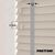 EdBevans - Spectrum Solid Wood Venetian Blind - Mono Beige 35mm Slat with Chevron Nimbus 25mm Tape - Prettoni