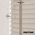 EdBevans - Spectrum Solid Wood Venetian Blind - Mono Beige 35mm Slat with Chevron Stonewall 25mm Tape - Prettoni