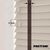EdBevans - Spectrum Solid Wood Venetian Blind - Mono Beige 35mm Slat with Chevron Umber 25mm Tape - Prettoni