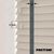 EdBevans - Spectrum Solid Wood Venetian Blind - Mono Beige 35mm Slat with Chevron Lava 25mm Tape - Prettoni