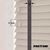 EdBevans - Spectrum Solid Wood Venetian Blind - Mono Beige 35mm Slat with Chevron Aurora 25mm Tape - Prettoni