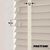 EdBevans - Spectrum Solid Wood Venetian Blind - Mono Beige 50mm Slat with Chevron Cream 25mm Tape - Prettoni