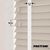 EdBevans - Spectrum Solid Wood Venetian Blind - Mono Beige 50mm Slat with Chevron Porcelain 25mm Tape - Prettoni