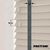 EdBevans - Spectrum Solid Wood Venetian Blind - Mono Beige 50mm Slat with Chevron Lava 25mm Tape - Prettoni