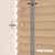 EdBevans - Spectrum Solid Wood Venetian Blind - Mono Maple 35mm Slat with Chevron Palladium 25mm Tape - Prettoni