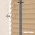 EdBevans - Spectrum Solid Wood Venetian Blind - Mono Maple 35mm Slat with Chevron Monsoon 25mm Tape - Prettoni