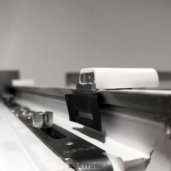 Set of Universal Brackets for Roller Blinds, metal, white, 2 pcs