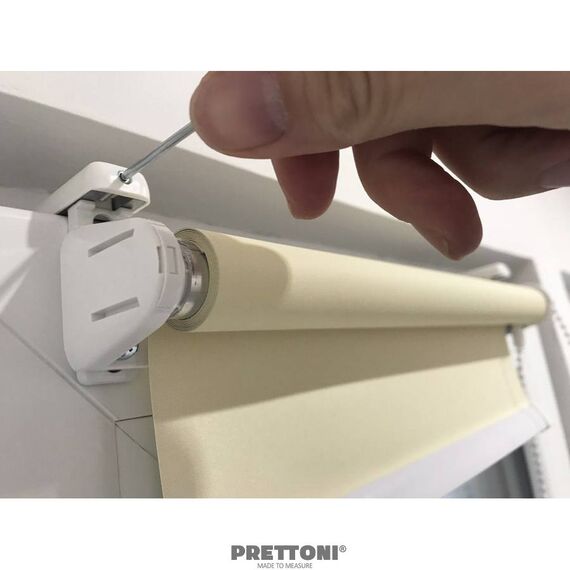 Set of Universal Brackets for Roller Blinds, metal, white, 2 pcs