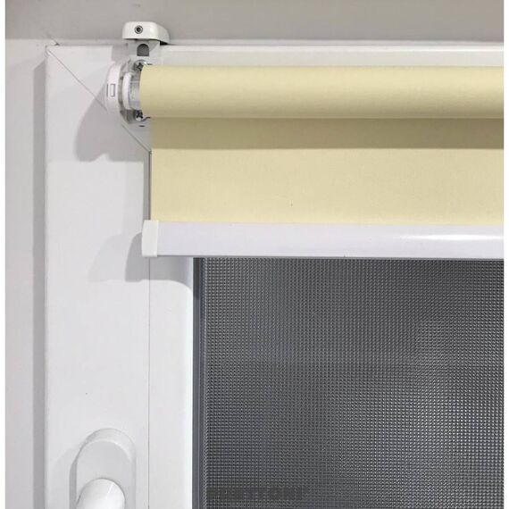 Set of Universal Brackets for Roller Blinds, metal, white, 2 pcs