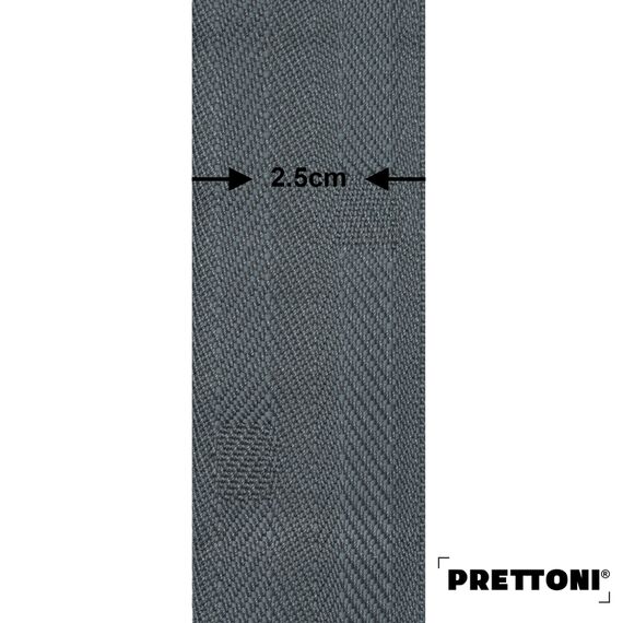 EdBevans - Spectrum Solid Wood Venetian Blind - Mono Onyx 50mm Slat with Chevron Lava 25mm Tape - Prettoni