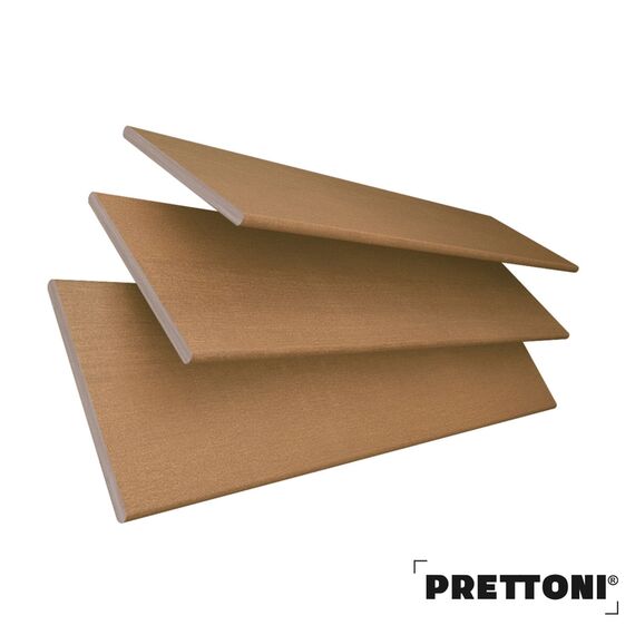 EdBevans - Spectrum Solid Wood Venetian Blind - Mono Natural 35mm Slat with Chevron Cement 25mm Tape - Prettoni
