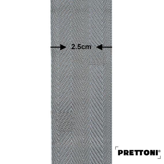 EdBevans - Spectrum Solid Wood Venetian Blind - Mono Pale 35mm Slat with Chevron Palladium 25mm Tape - Prettoni