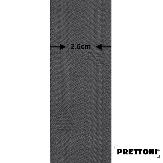 EdBevans - Spectrum Solid Wood Venetian Blind - Mono Graphite 50mm Slat with Chevron Aurora 25mm Tape - Prettoni